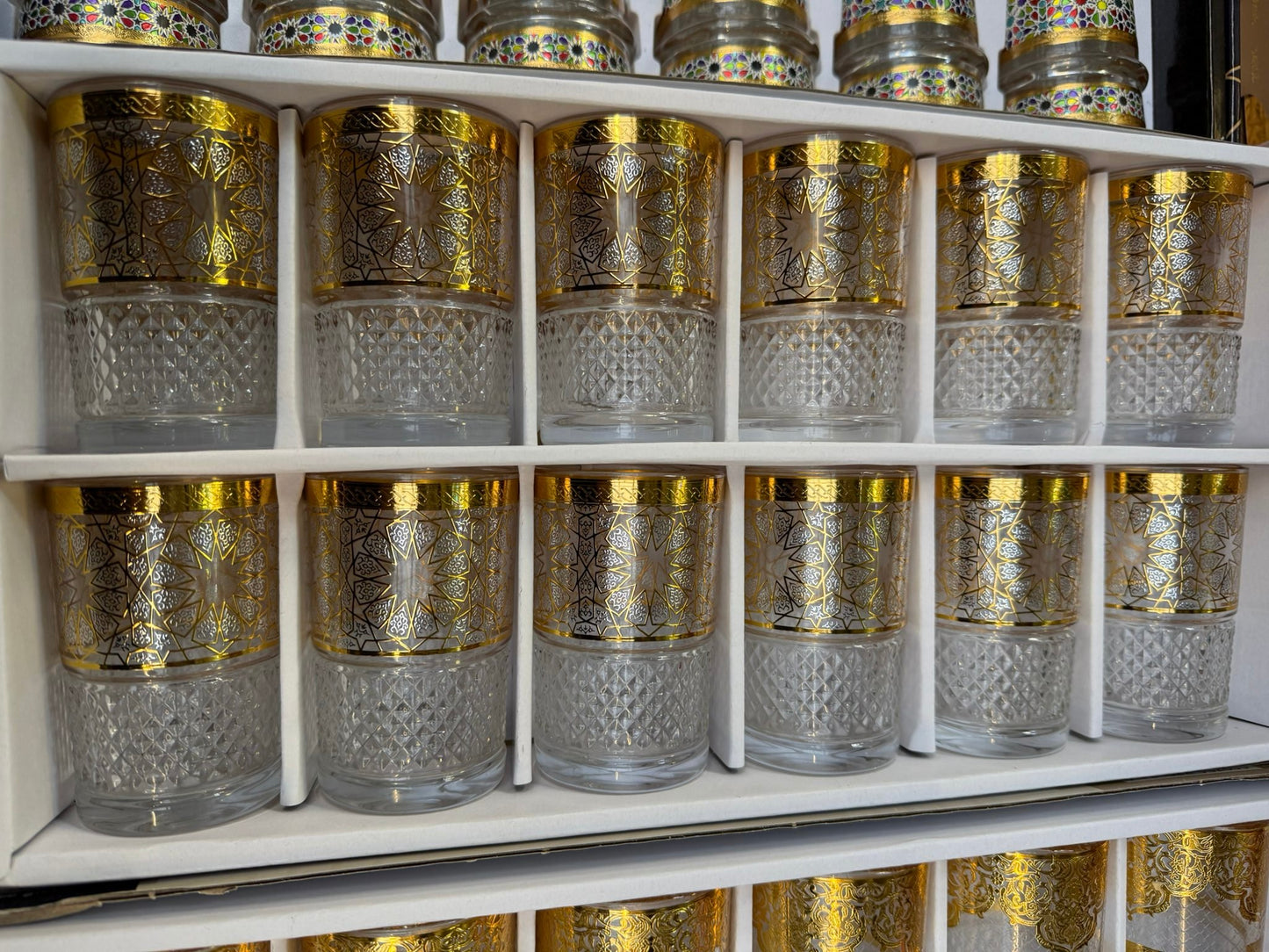 Theeglazen – Goud & Zilver