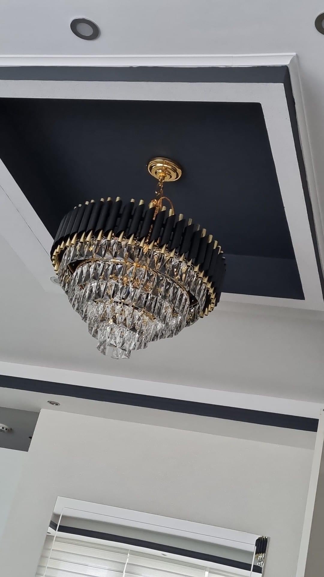 Hanglamp Alix - Zwart Goud