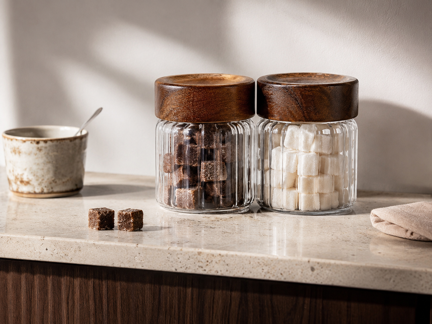 Acacia Voorraadpot Set – 6 Delig S