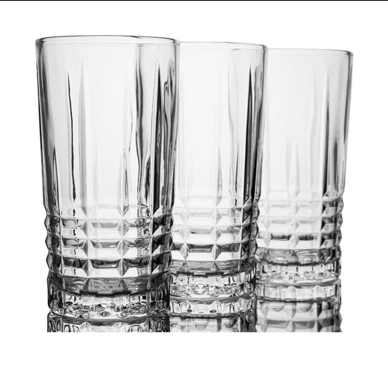 Luxe drink glazen - 12 stuks