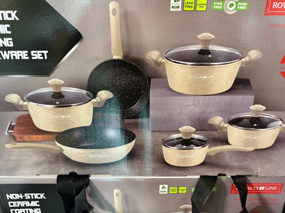 10-Delige Pannenset – Geschikt voor Inductie