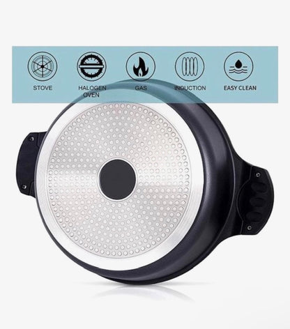 Grijze Tajine 28 cm – Inductie