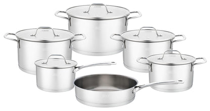 11-delige RVS pannenset – inductie