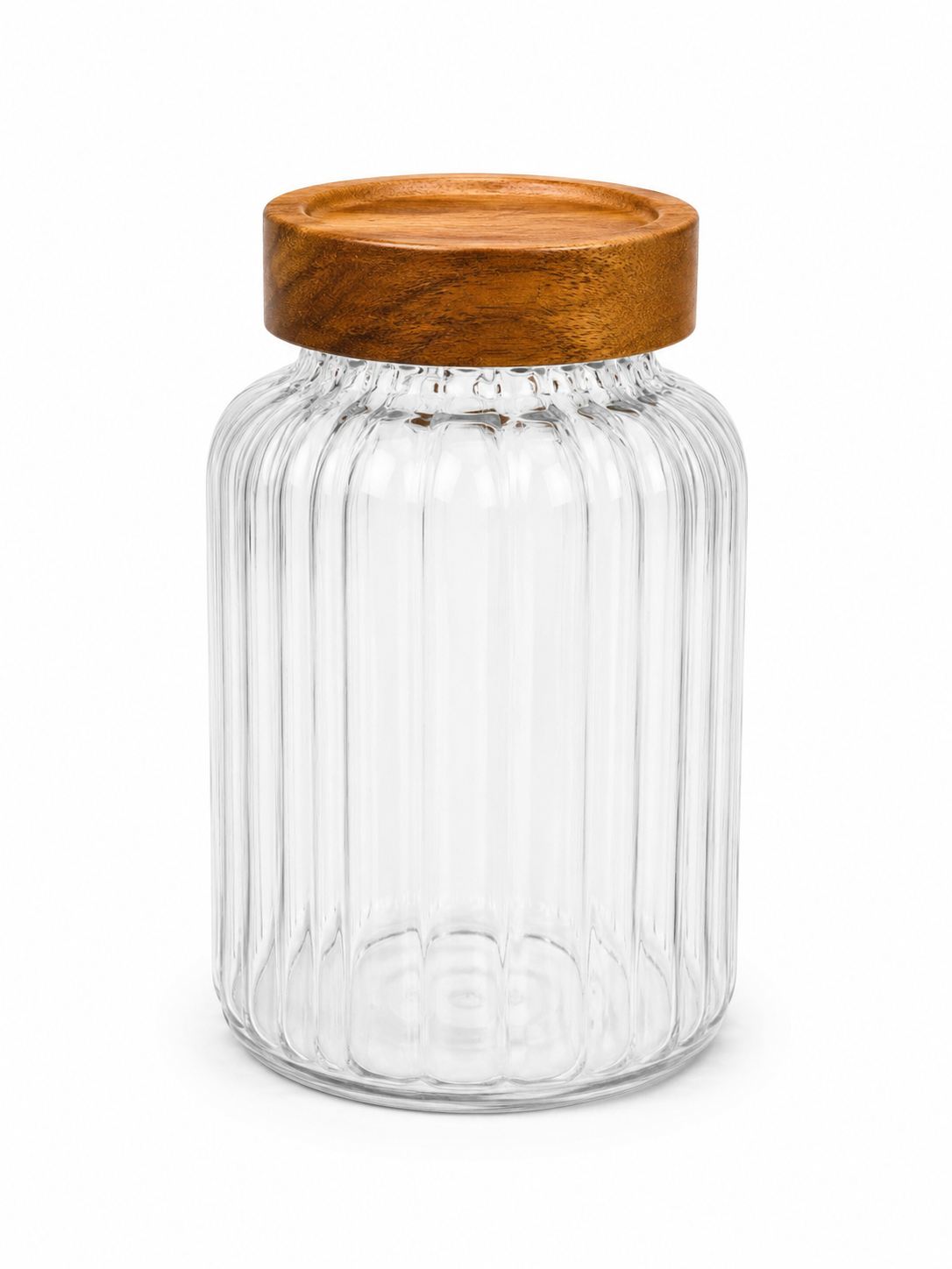 Acacia Voorraadpot Ribbel - M