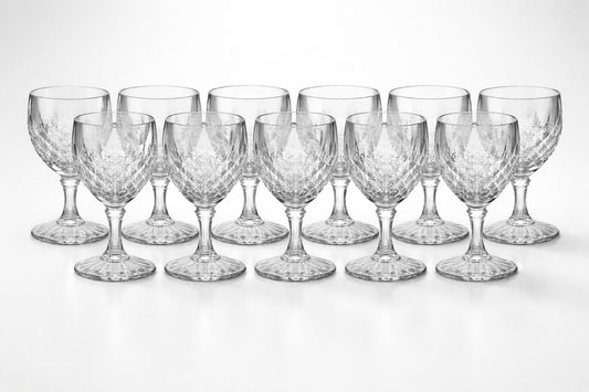Luxe Kristallen Wijnglazen – 12-delige Set
