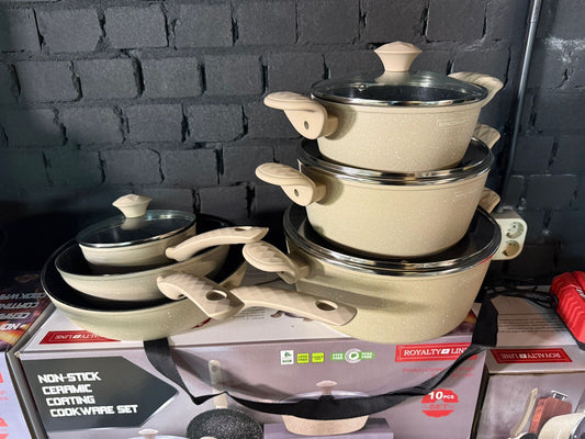 10-Delige Pannenset – Geschikt voor Inductie
