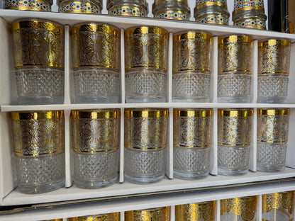 Theeglazen – Goud & Zilver