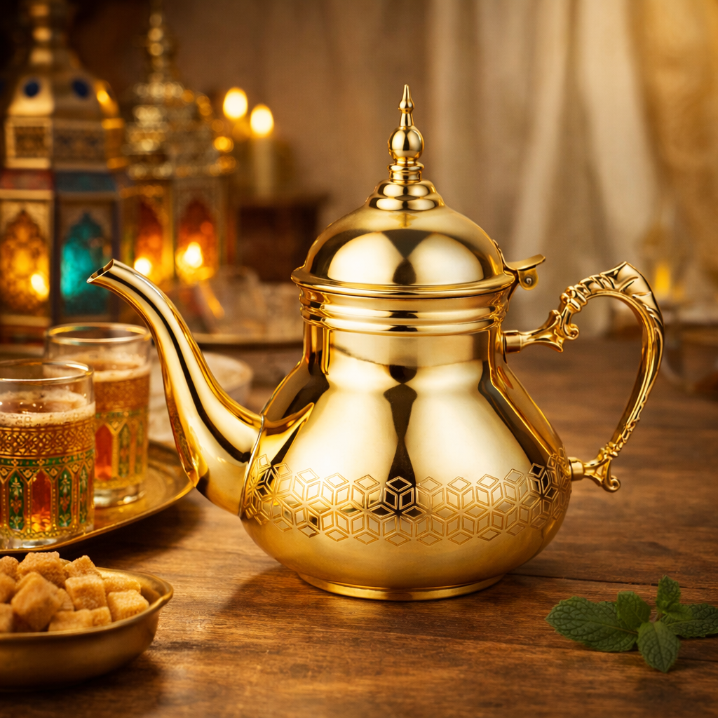 Theepot – Goud (1,8 Liter)