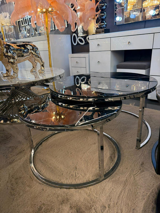 Doblo Salontafel Set – Marmerlook