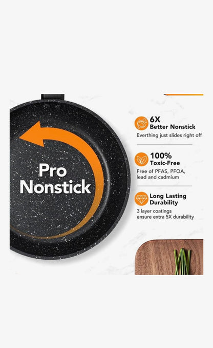 10-Delige Pannenset – Geschikt voor Inductie