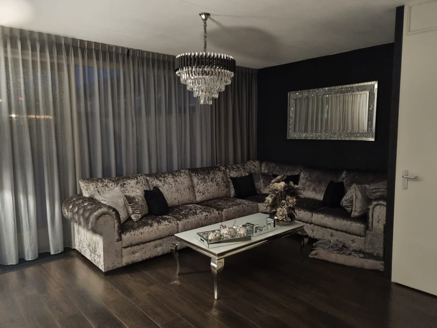 Hanglamp Alix - Zwart Zilver