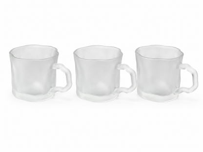 Frosted Diamond Mokken – Set van 6