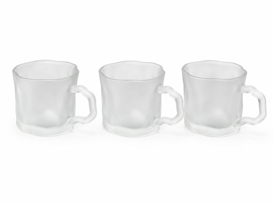 Frosted Diamond Mokken – Set van 6