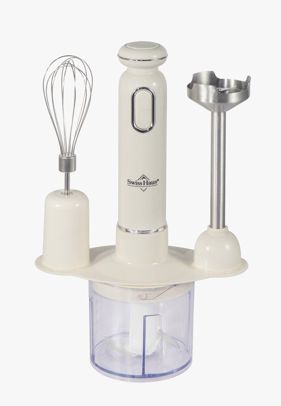 SwissHaus Staafmixer Set – Crème