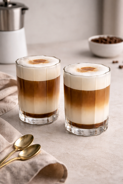 Ribbel glazen – 260 ml (Set van 4 of 6)