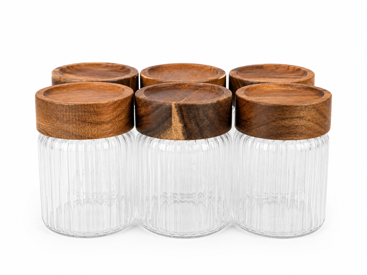 Acacia Voorraadpot Set – 6 Delig M