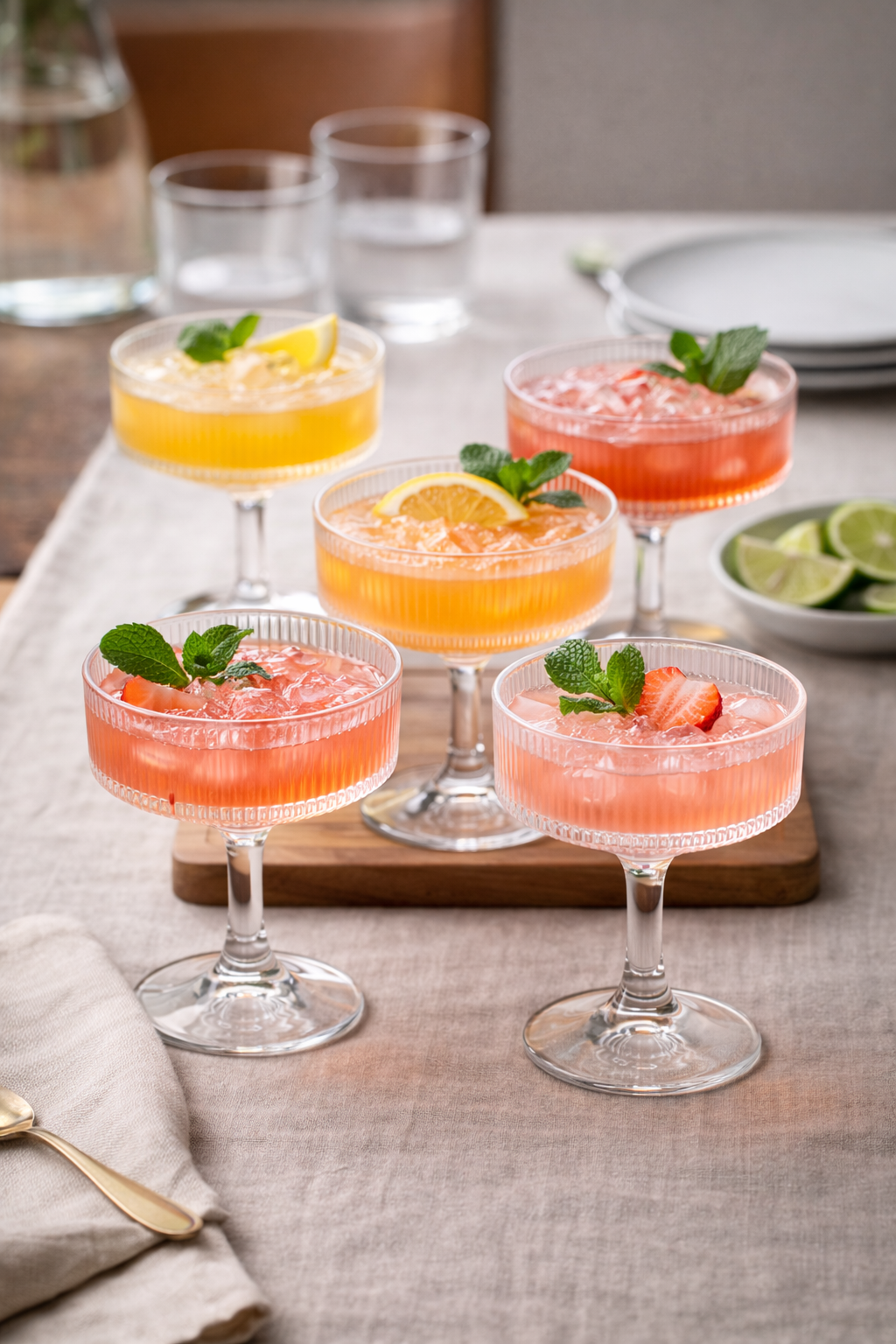 Coupe Glazen (Set van 6 – 175 cc)