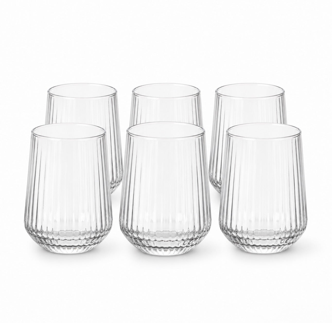 Lines Drinkglazen Set – 6 Stuks