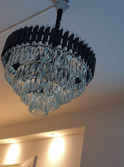 Hanglamp Alix - Zwart Zilver