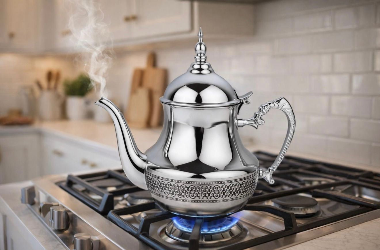 Theepot – Zilver (1,8 Liter)