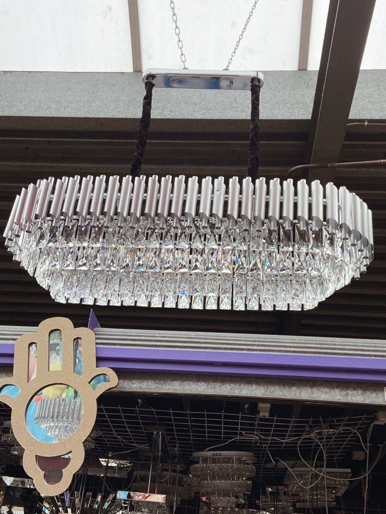 Hanglamp Alix - 100 cm Zwart Zilver