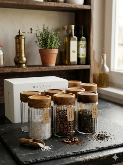 Acacia Voorraadpot Set – 6 Delig L