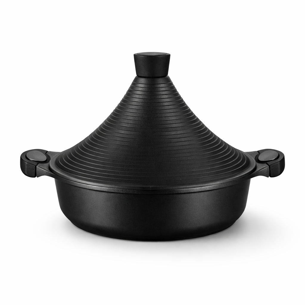 Zwarte Tajine 28 cm – Inductie