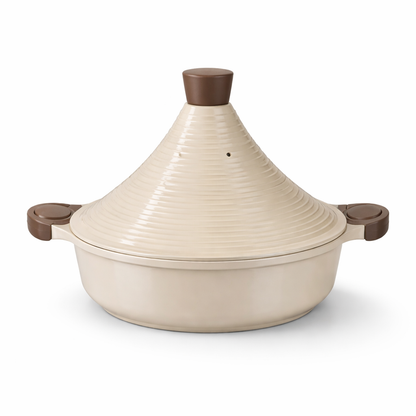 Beige Tajine 28 cm – Inductie
