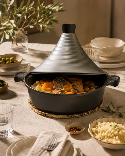 Grijze Tajine 28 cm – Inductie