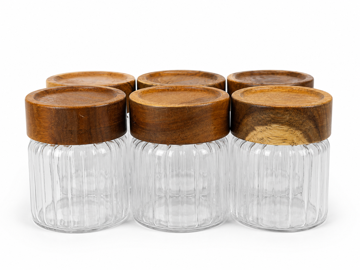 Acacia Voorraadpot Set – 6 Delig S