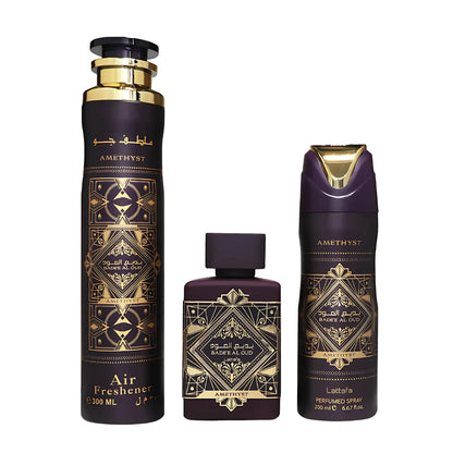 Lattafa Bade’e Al Oud Amethyst – Luxe Gift Set
