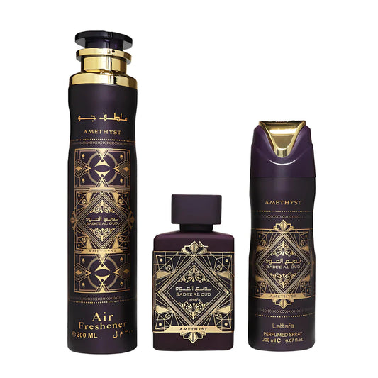 Lattafa Bade’e Al Oud Amethyst – Luxe Gift Set