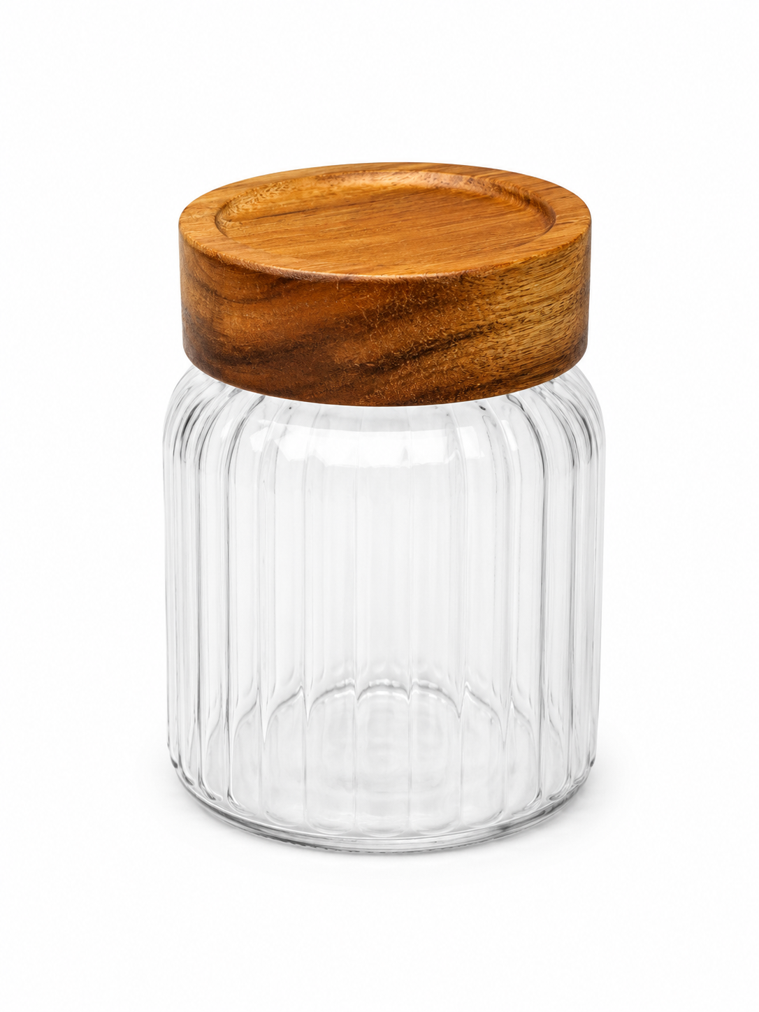Acacia Voorraadpot Ribbel - S