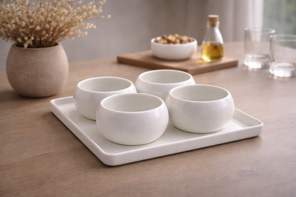 Chubby 27-delige Serviesset – Fine Porcelain