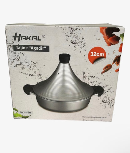Grijze Tajine 28 cm – Inductie