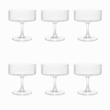 Coupe Glazen (Set van 6 – 175 cc)