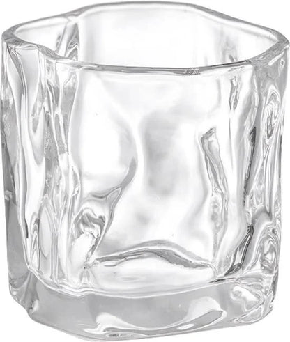 Set van 6 korte Wave drinkglazen | 180 ml